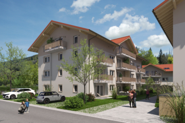 Komfortable 4-Zimmer-Eigentumswohnung im zweiten Obergeschoss mit Balkon, 83324 Ruhpolding, Wohnung