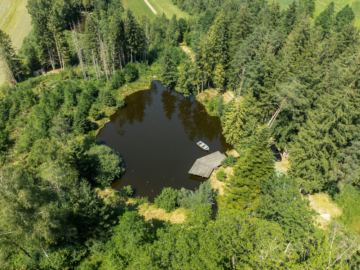 Naturidylle pur: Einzigartiges Freizeitgrundstück mit Naturteich Nähe Chiemsee, 83365 Nußdorf, Grundstück